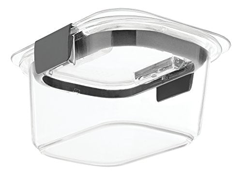 Rubbermaid Brilliance Food Storage Container, Small, 1.3 Cup, Clear 1991155 - size: 1.3 Cup