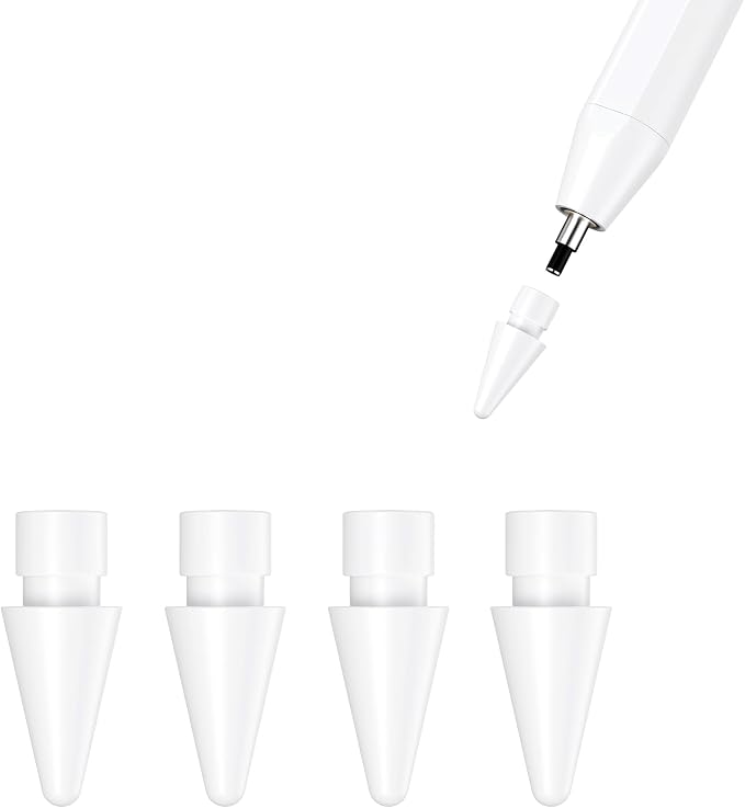 Black Replacement Tips for JAMJAKE K10 Stylus Pen (4 Pack)