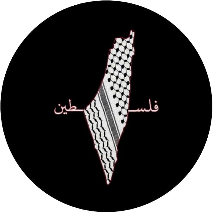 Keffiyeh Palestine Map Arabic Scarf Shemagh Palestinian Flag PopSockets PopGrip for MagSafe