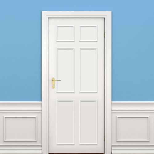 1 Set Peel and Stick Door Moulding Kit 3-Layer Premade Door Panels Molding Trim Self Adhesive 3D Trim for Mirror Window Frame Decor (Top 9"x10" Middle 9"x24.8" and Bottom 9" X 24.8")