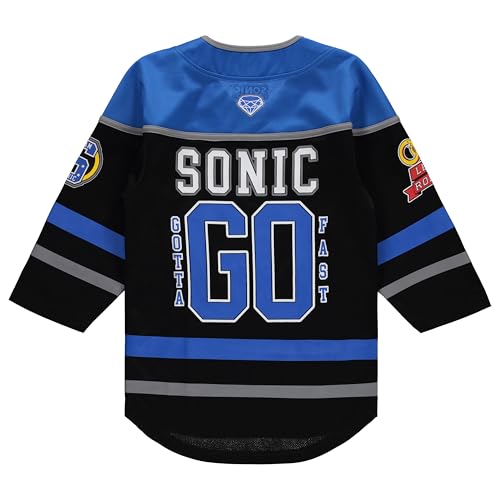 Sonic The Hedgehog Boys Long Sleeve Hockey Jersey