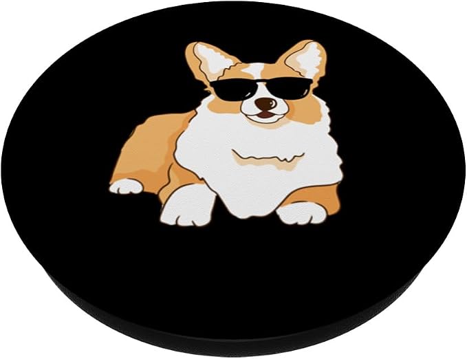 Corgi Funny Pet Corgi Dog Lover PopSockets PopGrip for MagSafe