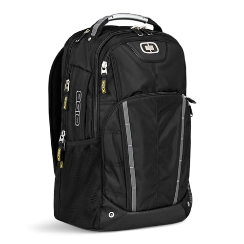 Callaway Axle 17" Laptop Backpack, Black, 19.25" H x 13" W x 9.25" D