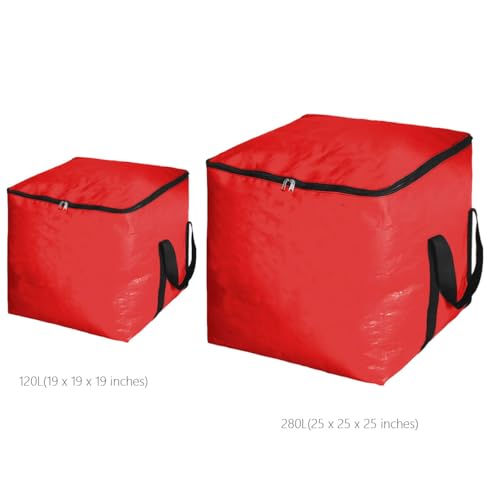 Extra Large Storage Bag (Black, 19"x19"x19" - 2 Pack) - color: Black, size: 19"x19"x19" - 2 Pack