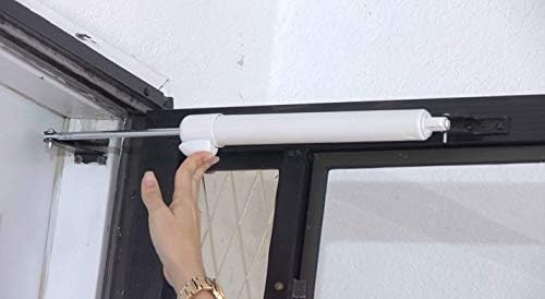 Touch 'n Hold Smooth Dual Door Closer System (Bronze) – Heavy-Duty - Touch-Button Hold Open Feature & Smooth Closing Motion - Storm & Security Door (Medium/Heavy Weight). New Door/Replace Old Unit