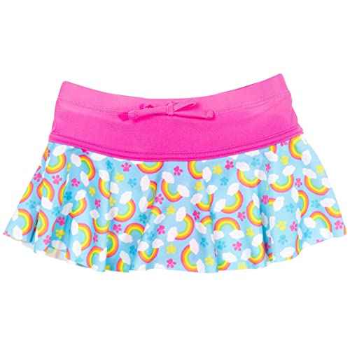 Paw Patrol Marshall Rubble Chase 5 Piece Swimsuit Set: One-Piece Swimsuit Swim Rash Guard Tankini Top Bottom Skort