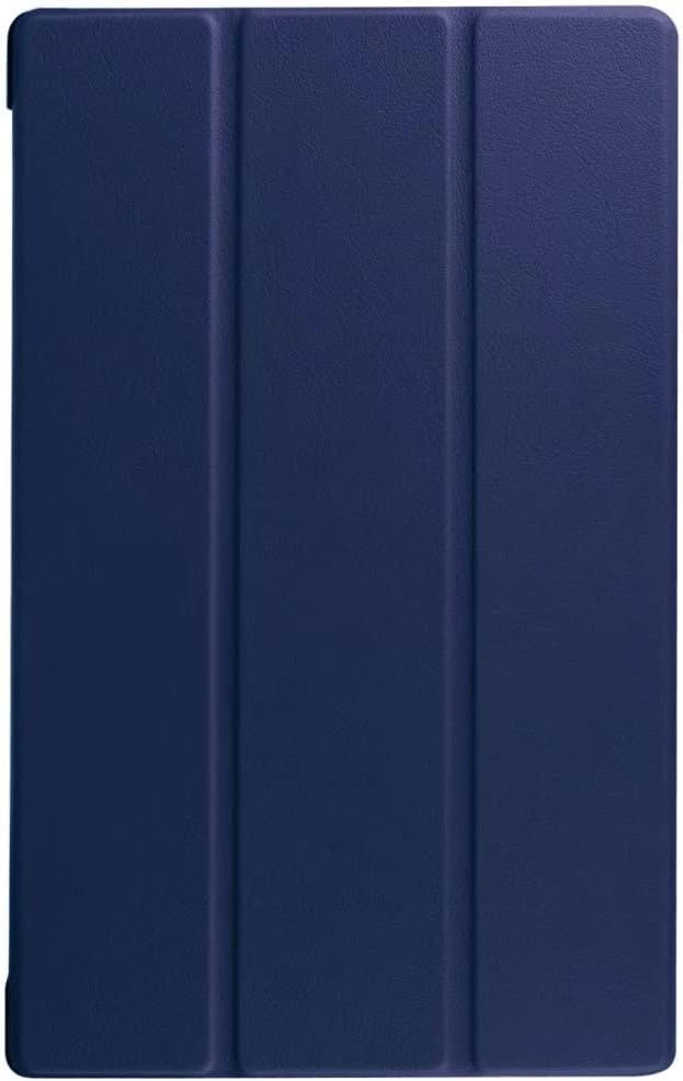 Tablet Cover for Amazon Kindle Fire HD10 7th 9th Generation(2017/2019 Release) Ultra Slim Folio Stand Lightweight Leather Case for Kindle Fire HD 10 7th 9th Gen 10.1 (KST-Dark Blue)