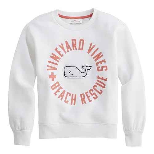 vineyard vines Girls' Relaxed Crewneck Sweatshirt