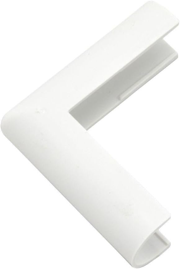 Legrand Wiremold C18 Cordmate Outside Elbow Elbow Cord Cover, Organizer for Wall, Holds 1 Cord or Cable, White (1 Pack)