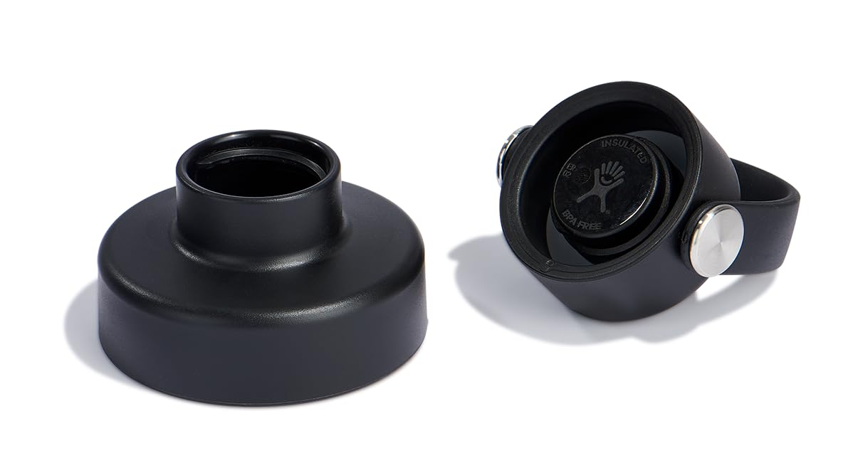 Hydro Flask Lid – Chug Cap Replacement Lid for Wide Mouth Water Bottles Black