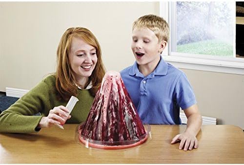 Learning Resources Erupting Cross-Section Volcano Model - Educational Science Projects Kits for Kids, STEM, Chemistry for Students, Classroom and Teacher Must Haves, Back to School Experiments