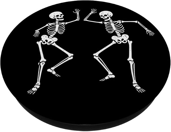 PopSockets Phone Grip – Funny PopSocket - Dancing Skeleton PopSockets PopWallet for MagSafe