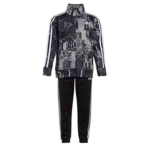 WDIRARA Men's 2 Piece Outfit Colorblock Letter Print Sweatshirt and Drawstring Sweatpants Set