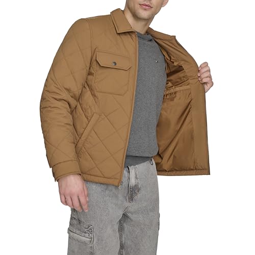 Levi's mens Men's Diamond Quilted Laydown Collar Jacket