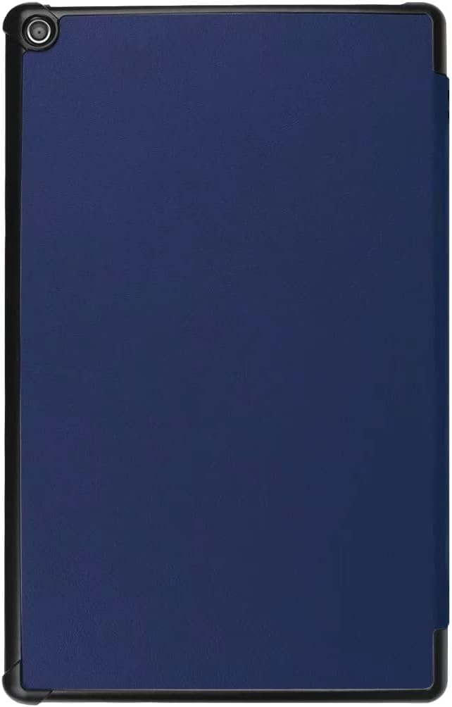 Tablet Cover for Amazon Kindle Fire HD10 7th 9th Generation(2017/2019 Release) Ultra Slim Folio Stand Lightweight Leather Case for Kindle Fire HD 10 7th 9th Gen 10.1 (KST-Dark Blue)