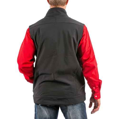 Cinch mens Bonded Softshell Vest With Concealed Carry PocketsFleece Vest