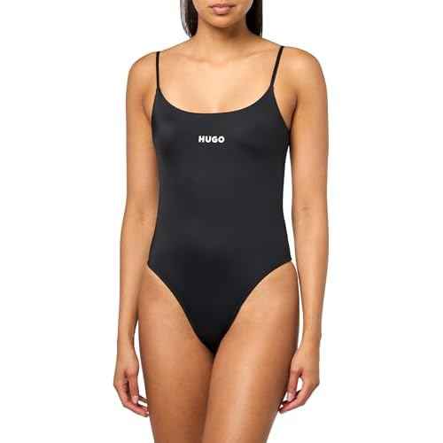 HUGO Women's Standard Pure Small Logo Swimsuit