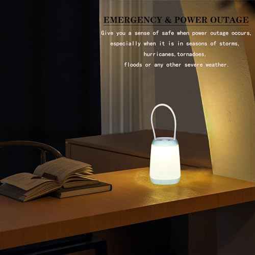 6 Pack LED Camping Light, 3 Modes Battery Powered Night Light for Indoor and Outdoor Emergency Light, Tent Lantern, Camping, Gifts (Includes 18 AAA Batteries)