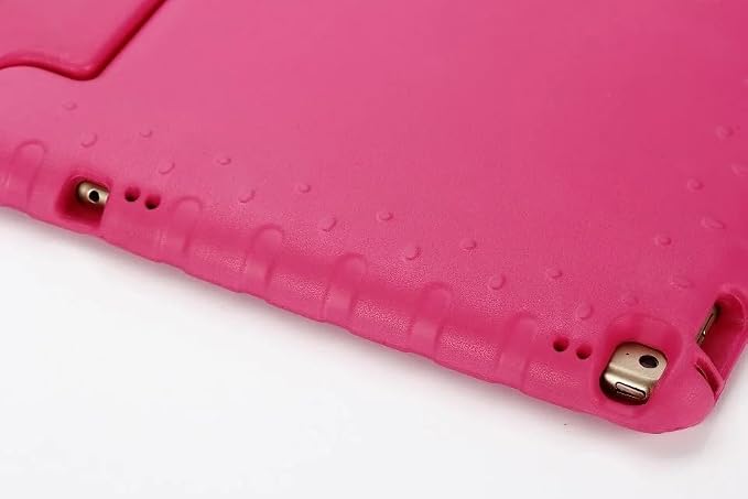 Kids Case for iPad Pro 11 M5/M4 &amp iPad Air 11 (2026/2025/2024) Shockproof Case with Pencil Holder Techcircle Light EVA Foam Handle Stand Bumper Protective Child Friendly Drop Proof Cover Black
