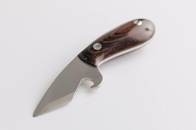 Middleton Made Knives Brew Shucker Oyster Knife with Bottle Opener, Walnut