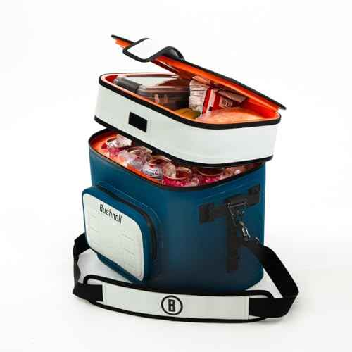Bushnell Soft Cooler | Insulated Portable Ice Chest The Best Cooler for Lunch, Beach, Drinks, Beverages, Travel, Camping, Picnic, Leak-Proof with Waterproof Zipper - 20 Can Capacity¡¦