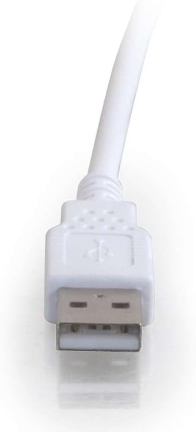 C2G 52107 USB A to A Long USB Extension Cable 6.56 Feet (2 Meters) Black (Pack of 2)