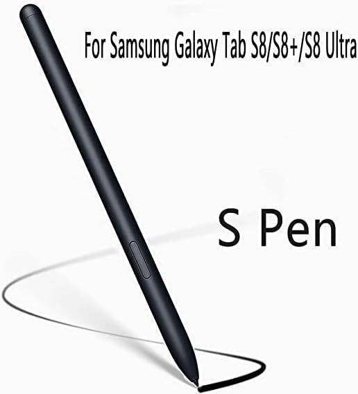 Galaxy Tab S8 Ultra S Pen withBluetooth for Samsung Galaxy Tab S8+Tab S8 Ultra Stylus Pen (EJ-PT870BJEGUJ)(Black)