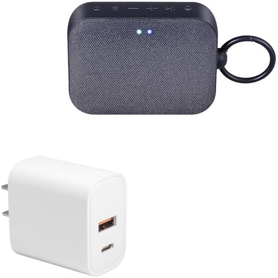 BoxWave Charger Compatible with LG XBOOM Go P2 - PD miniCube (20W) 20W PD USB Type-C Wall Charger - Winter White