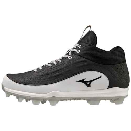 Mizuno Men's Ambition 3 Mid TPU Molded Baseball Cleat