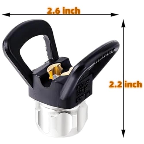 Replacement Parts Compatible with Graco Airless Paint Spray Guns Nozzles Set, Includes 246215 7/8¡± Reversible Thread Tip Guard Base/Nozzle Seats & 246453 Seal Tip Gaskets (1+ 5pk)