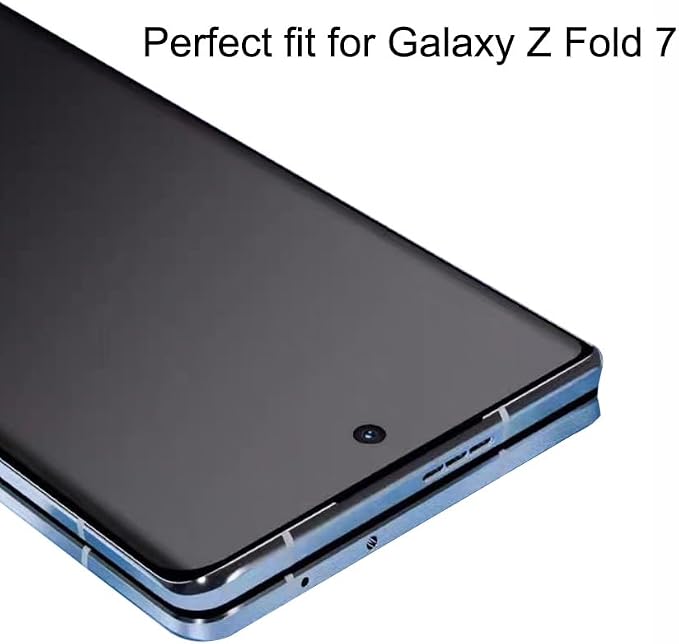 2 Pack Matte Privacy Screen Protector for Samsung Galaxy Z Fold 7 Anti-spy Anti Glare Tempered Glass Flim Front+Back