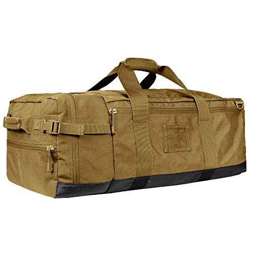 Condor Colossus Duffel Bag - 3 in 1 Rugged Tactical Gear Bag - Backpack/Duffle/Shoulder - Lightweight Multicompartment with 52L Storage (Military, Outdoors, First Responders)