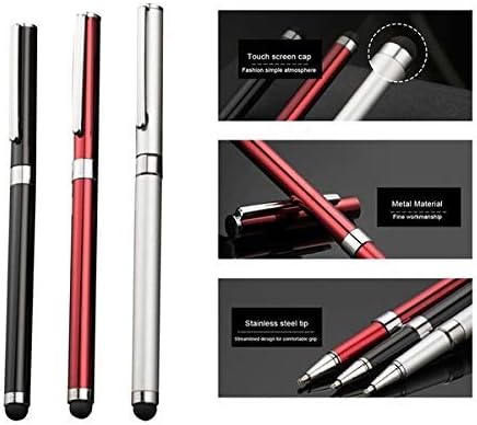 PRO Stylus + Pen Works for Samsung SCH-S738C with Custom High Sensitivity Touch and Black Ink! [3 Pack-Black]