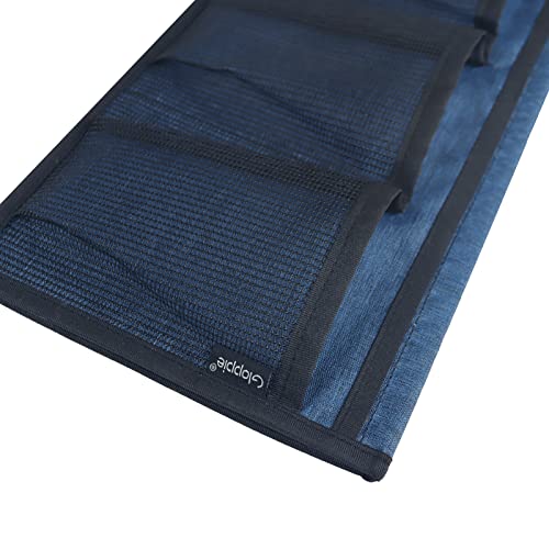 Gloppie Bedside Caddy with Pockets - Remote Holder & Storage Organizer - Blue - color: Classic Blue