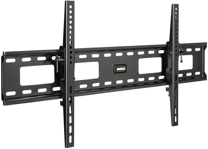 Ultra Slim Tilt TV Wall Mount Bracket for Samsung Q60D (Q64D, Q65D, Q67D) QN85Q60D 85 Inch TV - Low Profile 1.7" from Wall, 12° Tilt Angle, Industrial Grade, Easy Install