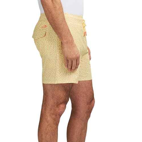 IZOD Men's Swim Trunks with Comfort Liner Saltwater Performance Upf50 Stretch Swimsuit 4" Inseam