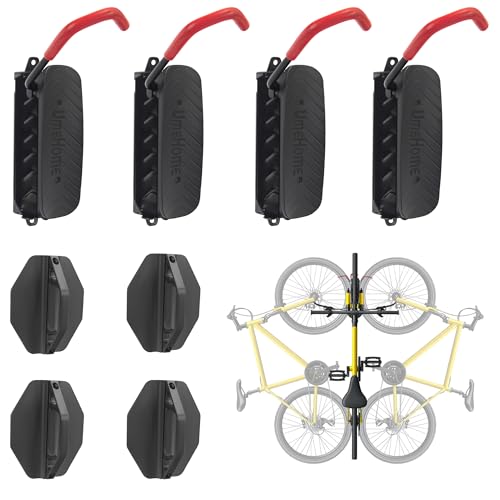 Swivel Bike Wall Mount, Bike Hangers for Garage, Space-Saving Bike Storage, Sturdy Bicycle Rack Can Holds Up to 77 lbs, Easy Install, 4 Pack - size: 4 Pack