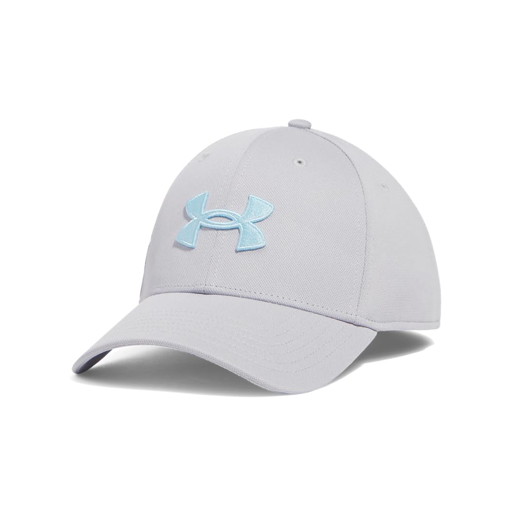 Under Armour Men's Blitzing Cap Stretch Fit, (011) Mod Gray / / Stream, Large/X-Large