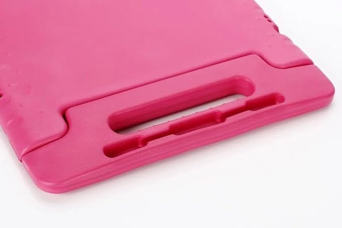 Kids Case for iPad Pro 11 M5/M4 &amp iPad Air 11 (2026/2025/2024) Shockproof Case with Pencil Holder Techcircle Light EVA Foam Handle Stand Bumper Protective Child Friendly Drop Proof Cover Black