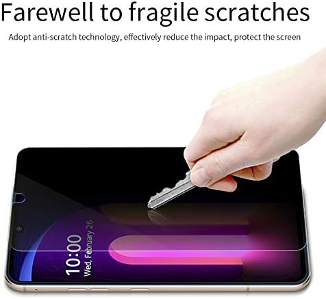 for LG V60 ThinQ 5G Privacy Screen Protector Tempered Glass - 【2 PCS】 Ultra Thin Anti Scratch Anti-Spy Screen Protective Film Glass for LG V60 ThinQ 5G Phone