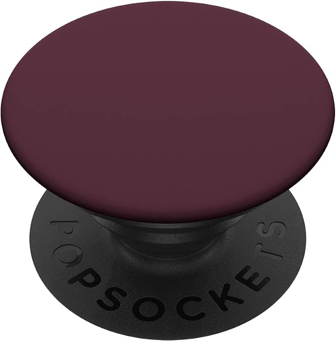 Cute Simple Minimalist Color Wine Red PopSockets PopGrip for MagSafe