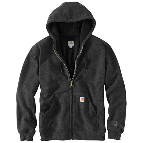 Carhartt Men's Rain Defender Rutland Hooded Zip Front Sweatshirt