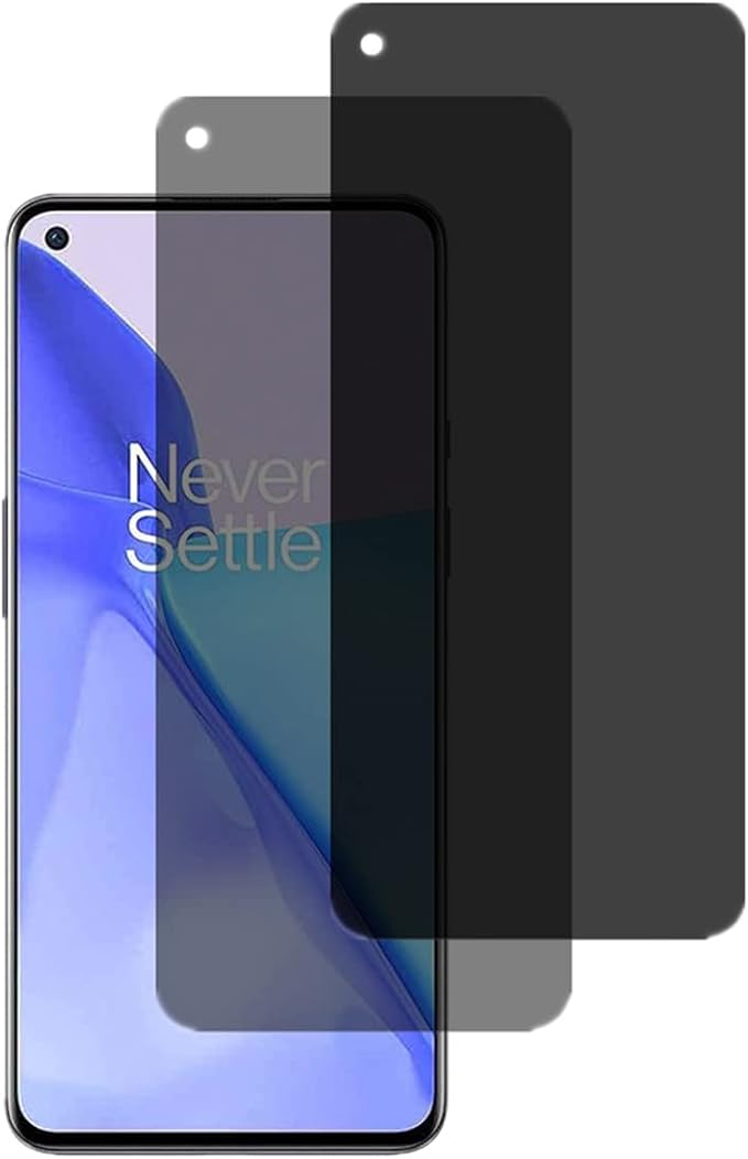 for OnePlus 9 Anti-Spy Tempered Glass [2 Pcs] 9H Hardness Anti-Scratch Anti-Peeping Privacy Screen Protector Proteceive Film for OnePlus 9 Phone (No Fingerprint Unlock)