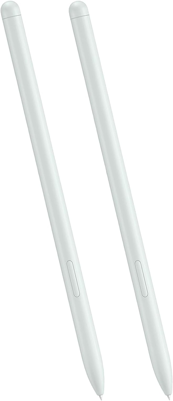 2 Pack Galaxy Tab S9 FE S Pen Compatible with Samsung Galaxy Tab S9 FE Stylus Pen Replacement for Samsung Galaxy Tab S9 FE S Pen + Free 5 Tips Beige