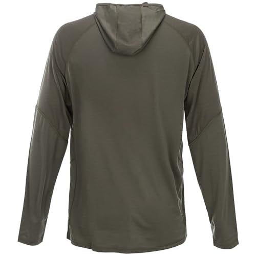 Vertx Mens Merino Wool Base Layer Hoody Pullover, Long Sleeve, Quick Dry, Outdoor Wear, Tactical Clothing