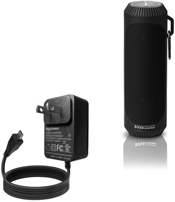 BoxWave Charger Compatible with BOSS Audio Bolt - Wall Charger Direct (15W) Rapid Charge Your Device with Built-in 3ft Cable