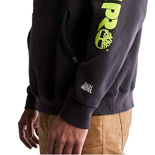 Timberland PRO Men's Hood Honcho Sport Pullover Hooded Sweatshirt, Dark Navy/PRO Yellow, Large Tall