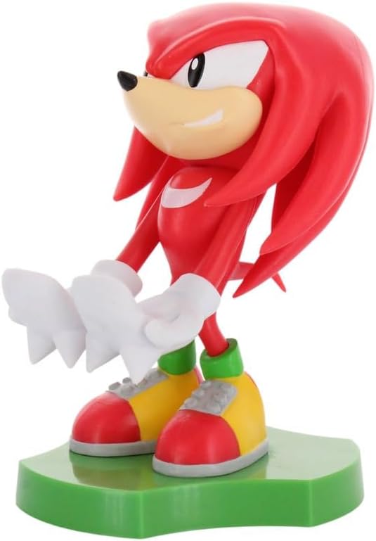 Exquisite Gaming: Holdems: SEGA - Knuckles - Earbud &amp Phone Holder Cable Guys Stand Mini Collectibles with a Twist Classic Sonic Licensed Figure