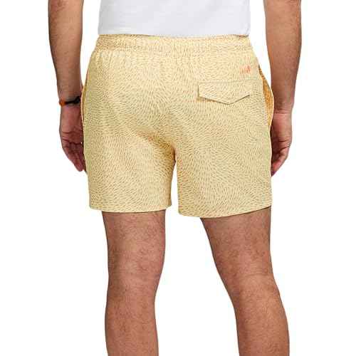 IZOD Men's Swim Trunks with Comfort Liner Saltwater Performance Upf50 Stretch Swimsuit 4" Inseam