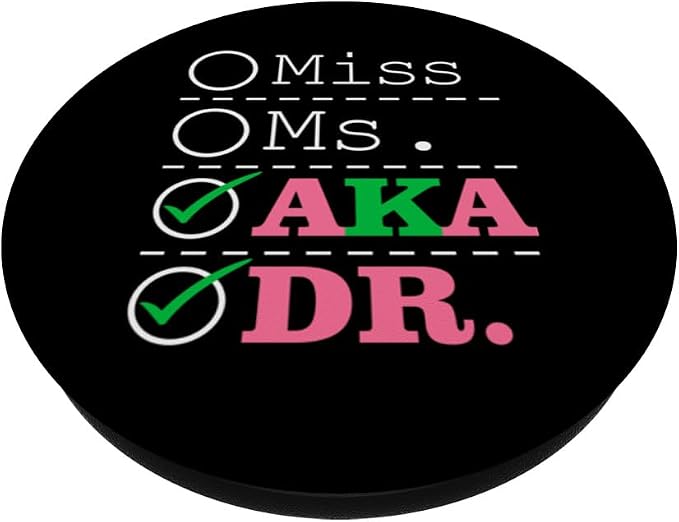 AKA Doctor Medical Worker Appreciation Graduation PopSockets Adhesive PopGrip